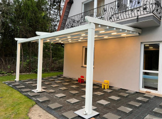 Pergola RTS 6x3.5 kolor RAL 9010