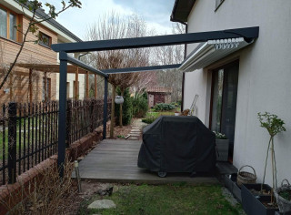 Pergola materiałowa model RTS 4x3.5m