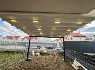 Pergola RTS na pilota z oświetleniem LED - 16 punktów