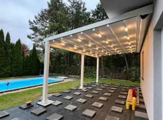 Pergola RTS 6x3.5 kolor RAL 9010