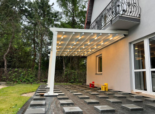 Pergola RTS 6x3.5 kolor RAL 9010