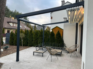 Fabric pergola, model: RTS