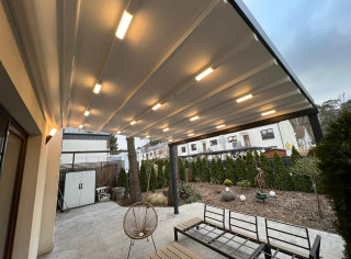 Fabric pergola, model: RTS