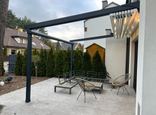 Fabric pergola, model: RTS