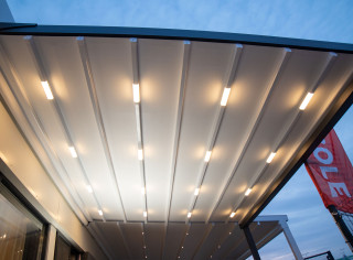 Pergola materiałowa SKY