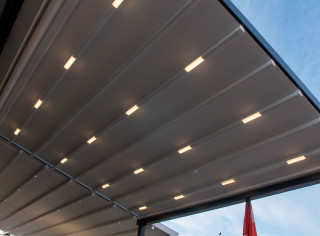 Pergola materiałowa SKY