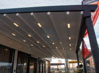 Pergola materiałowa SKY
